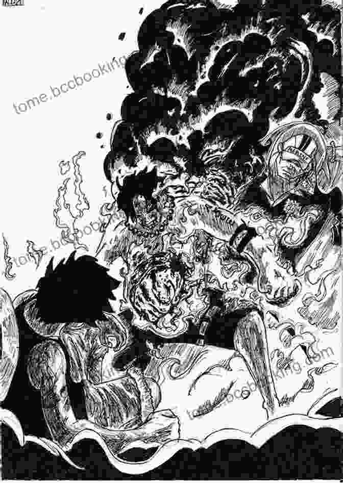 A Dramatic Scene From The Graphic Novel Depicting The Emotional Aftermath Of Portgas D. Ace's Death. One Piece Vol 59: The Death Of Portgaz D Ace (One Piece Graphic Novel)