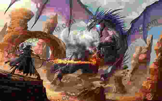 A Fierce Battle Scene With Knights, Dragons, And Wizards In Action World Tree Online (World Tree Trilogy 1)