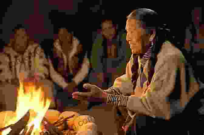 A Group Of Lakota Elders Gathered Around A Campfire Belonging To The Black Crows: A Lakota Journey