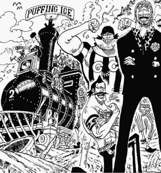 A Heartwarming Scene Depicting The Camaraderie Between The Galley La Crew And The Straw Hat Pirates. One Piece Vol 34: The City Of Water Water Seven (One Piece Graphic Novel)