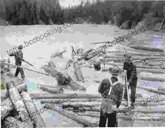A Lone Logger Standing On A Log Floating Down A River The Last River Rat J Scott Bestul