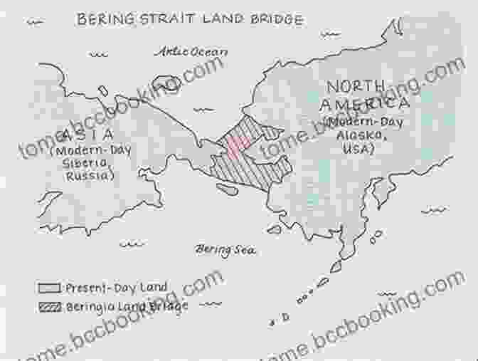 A Map Of The Bering Land Bridge The Old Way: A Story Of The First People