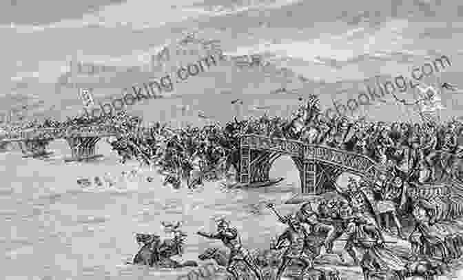 A Painting Of The Battle Of Stirling Bridge, Depicting Gregory Wallace Leading The Scottish Forces To Victory The Story Of Gregory Wallace