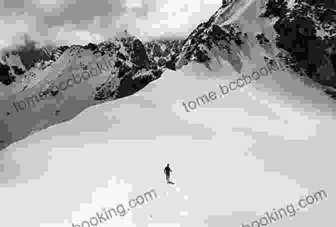 A Photograph Of A Snow Covered Mountain Pass, With A Lone Figure Walking In The Distance. Murder In The Pass Elizabeth Hill