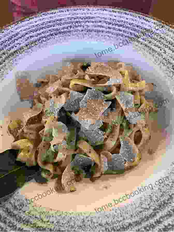 A Plate Of Mouthwatering Truffle Infused Pasta, A Tuscan Delicacy Bella Tuscany: The Sweet Life In Italy