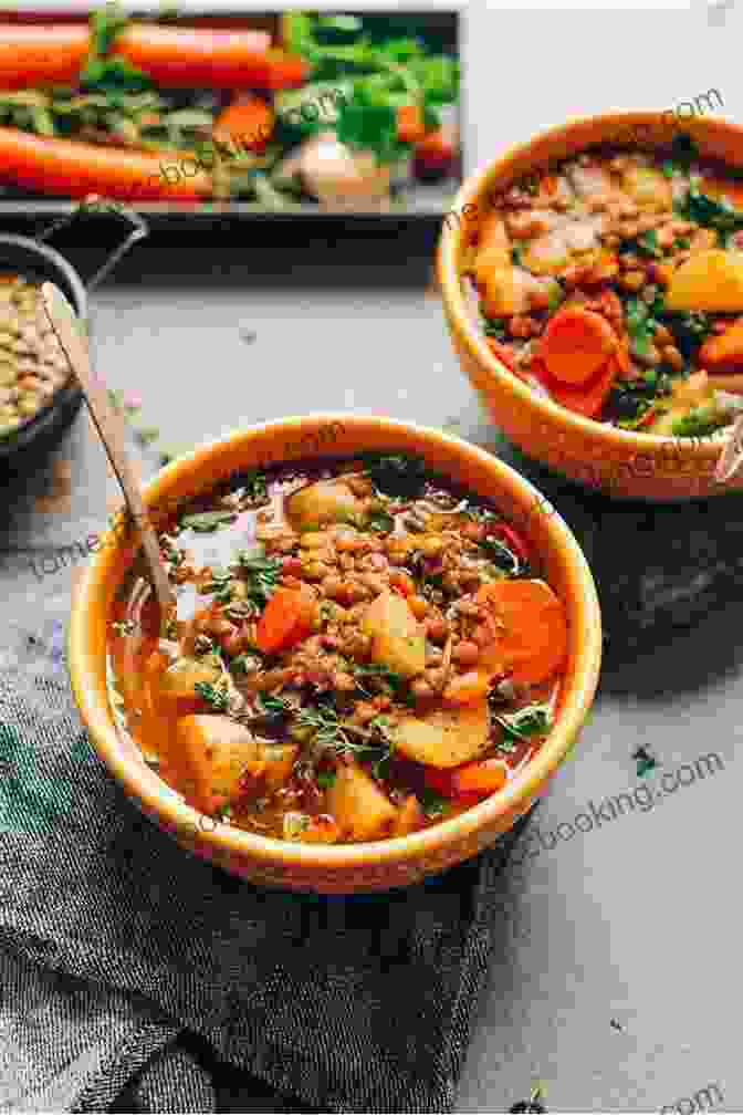 A Steaming Bowl Of Lentil Soup With Vegetables And Herbs Cheap Eats (Easy Eats) Peter Kalmus