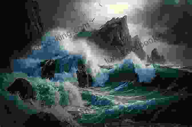 A Tempestuous Ocean Rages Against A Towering Cliff, Symbolizing The Wrath Of Water Water S Wrath (Air Awakens 4)