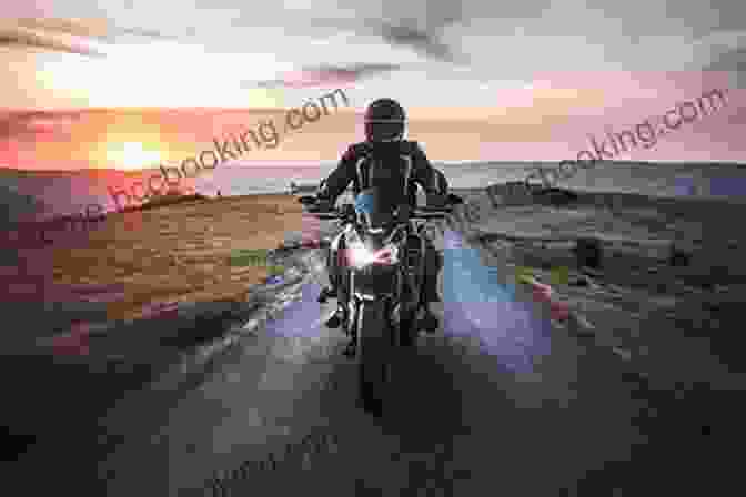 A Woman Riding A Motorcycle With A Sunrise In The Background. Ruby S Dance: One Woman S Motorcycle Journey Across North America