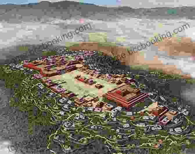 An Aerial View Of The Ancient Zapotec City Of Monte Alban Zapotec Helen Augur