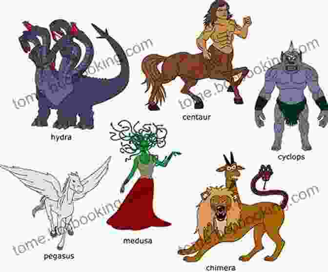 An Epic Banner Depicting Legendary Creatures From Greek Mythology, Including The Mighty Zeus And The Majestic Pegasus Greek Roman: Most Legendary Creatures From Greek Mythology: Monsters And Creatures Of Greek Mythology Top Greek Mythological Creatures Many Myths About The Ancient Greek Gods