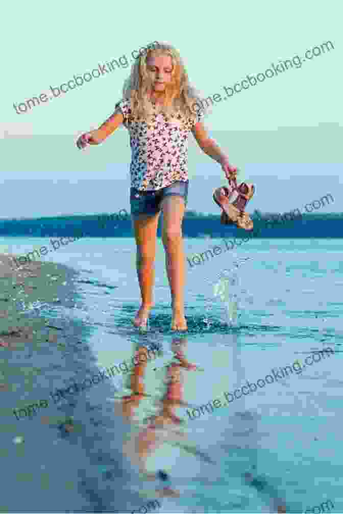 Barefoot Girl Running On The Beach With A Red Beach Ball Growing Up On An Island And The Tale Of My Red Beach Ball