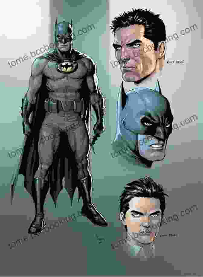 Batman Earth One Vol 1 Character Design Sketches Highlighting The Evolution Of The Characters Batman: Earth One Vol 2 (Batman:Earth One Series)