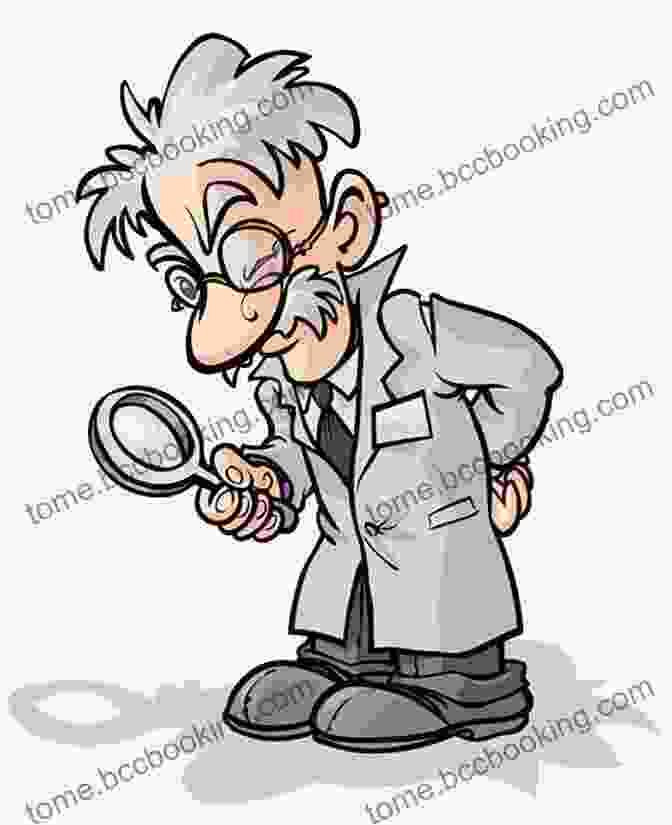 Cartoon Illustration Of A Scientist With A Magnifying Glass Vocabulary Cartoons Vol 8 (701 Non Fiction 17)