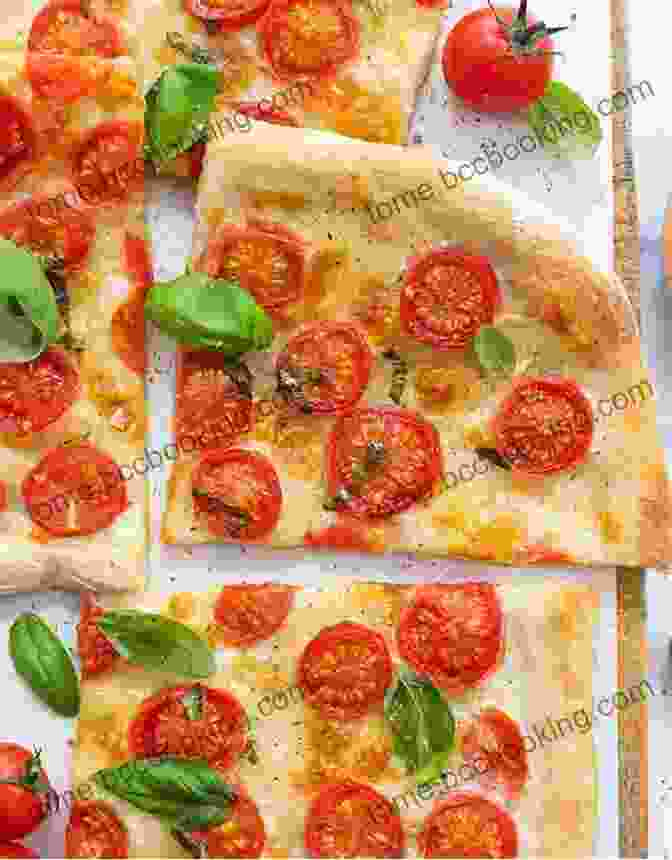 Crispy Pizza Dough Topped With Fresh Tomatoes, Mozzarella, And Basil Ninja Dual Zone Air Fryer Cookbook: Easier And Crispier Air Fryer Recipes With European Measurements And Ingredients
