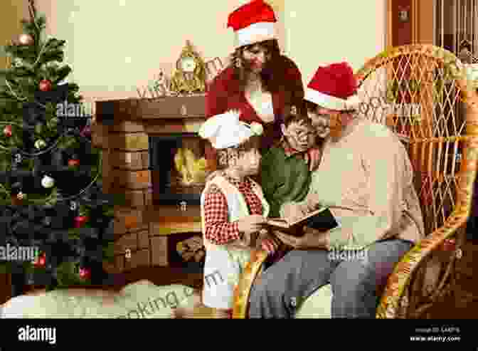 Family Gathered Around A Christmas Tree Reading Stories The Candle In The Forest: And Other Christmas Stories Children Love