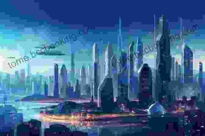 Futuristic Cityscape Of Elysium, A Planet Of Towering Skyscrapers And Advanced Technology. Universal Roleplaying Resource: Planets E S Wynn