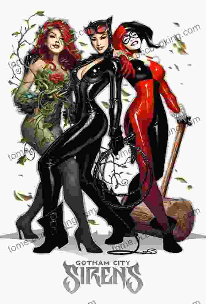 Gotham City Sirens: Strange Fruit Comic Book Cover Art Featuring Harley Quinn, Poison Ivy, And Catwoman Gotham City Sirens: Strange Fruit