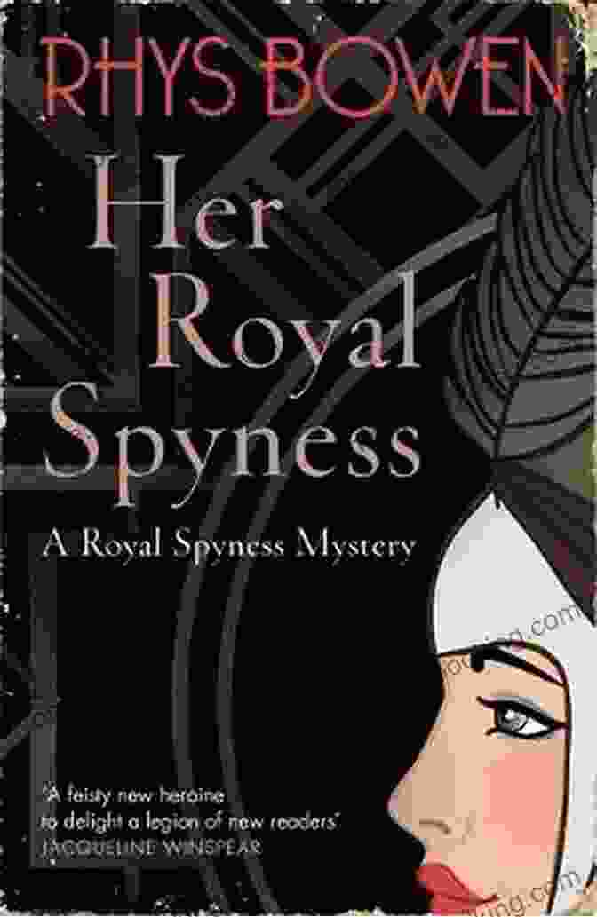 Her Royal Spyness Book Cover Featuring Lady Georgie On A Black Background With A Tiara And Mystery Solving Tools Her Royal Spyness (The Royal Spyness 1)