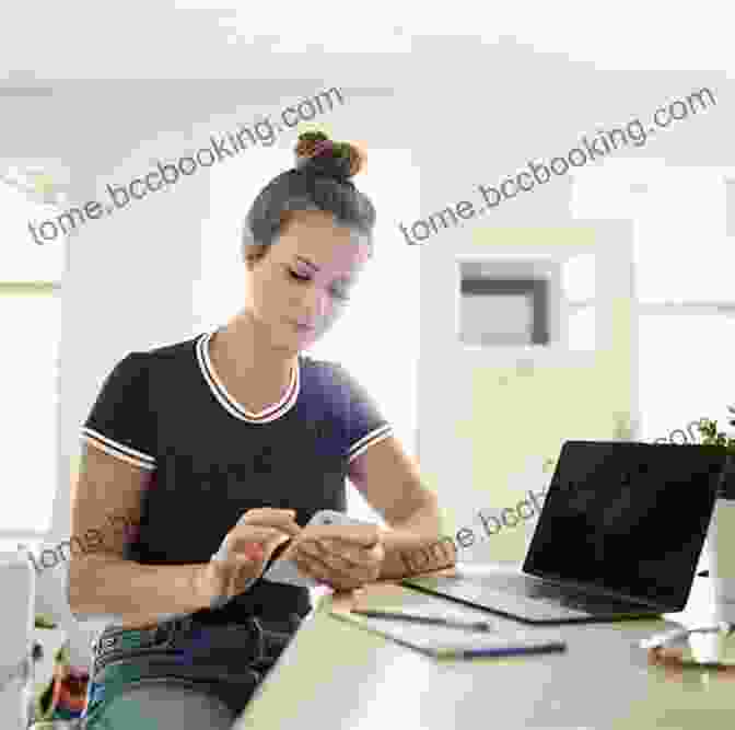 Image Of A Woman Using A Budgeting App On Her Smartphone Become Your Own Financial Advisor: The Real Secrets To Becoming Financially Independent