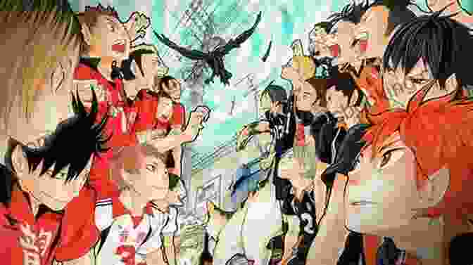 Karasuno High School And Nekoma High School Facing Off On The Volleyball Court Haikyu Vol 44: The Greatest Opponent