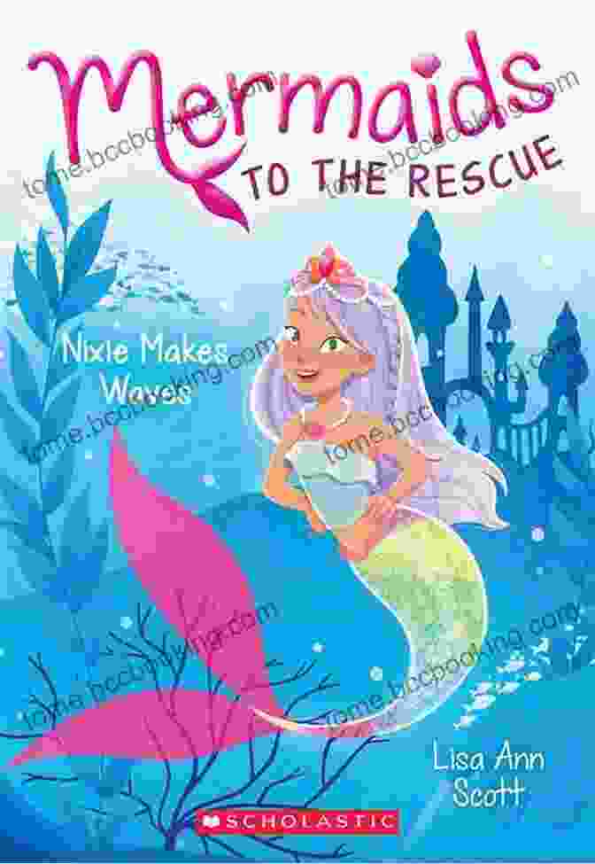 Lana Swims North: Mermaids To The Rescue Book Cover Featuring A Young Girl Swimming With Mermaids Lana Swims North (Mermaids To The Rescue #2)