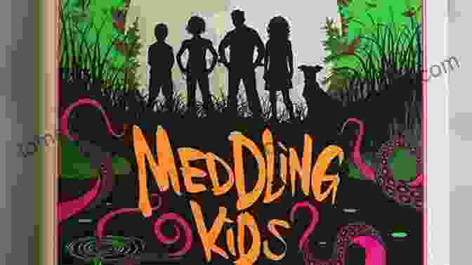 Meddling Kids Book Cover Featuring A Group Of Young Detectives Surrounded By Magical Creatures And Symbols Of The Supernatural Meddling Kids Eiichiro Oda