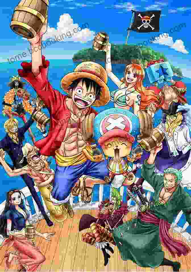 Monkey D. Luffy Stands With His Crewmates, His Fist Raised In Determination. The Thousand Sunny Sails Triumphantly Behind Them, Symbolizing The Bonds Of Friendship And The Pursuit Of Adventure. One Piece Vol 82: The World Is Restless