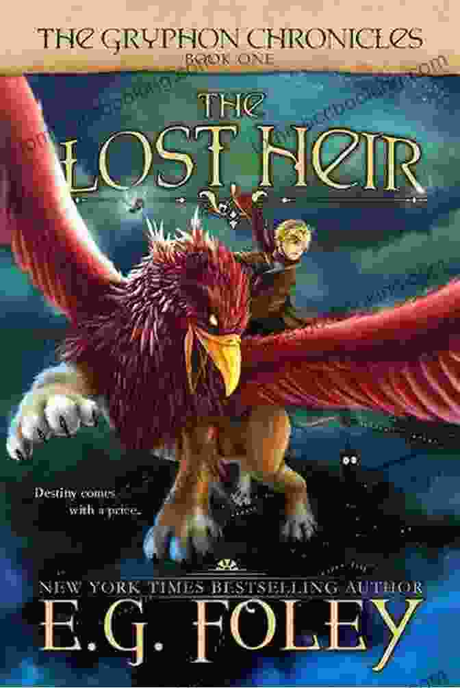 The Lost Heir Book Cover, Featuring A Young Woman With Flowing Hair And A Gryphon Companion Against A Backdrop Of Ancient Ruins. The Lost Heir (The Gryphon Chronicles 1)