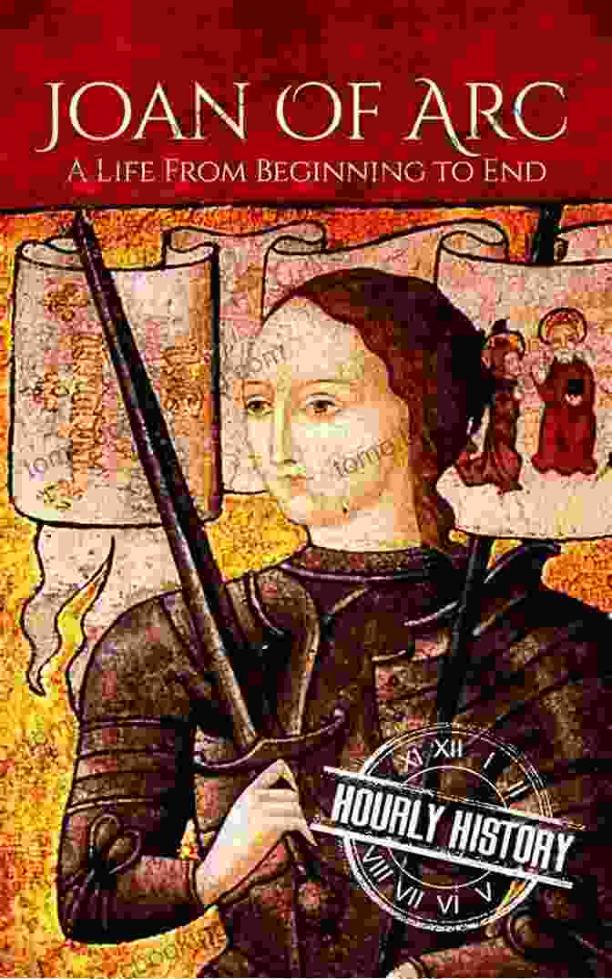 The Story Of Joan Of Arc Book Cover Featuring A Portrait Of A Young Joan Of Arc In Armor The Story Of Joan Of Arc (Dover Children S Classics)