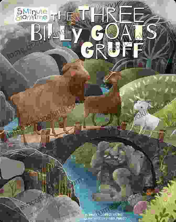 The Three Billy Goats Gruff Illustration Sinbad The Sailor And Other Stories Five Minute Bedtime Adventure Stories : Retold In Easy To Read Words For Preschool And Children Ages 6 8 (Elizabeth White For Children )
