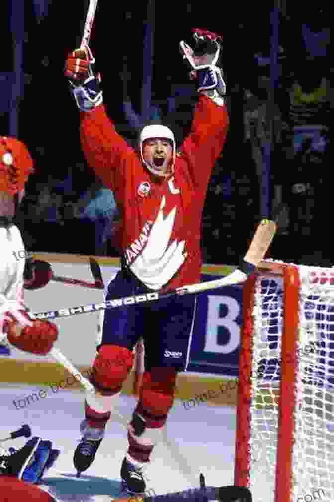 Wayne Gretzky Celebrates A Goal In The 1987 Canada Cup Gretzky To Lemieux: The Story Of The 1987 Canada Cup