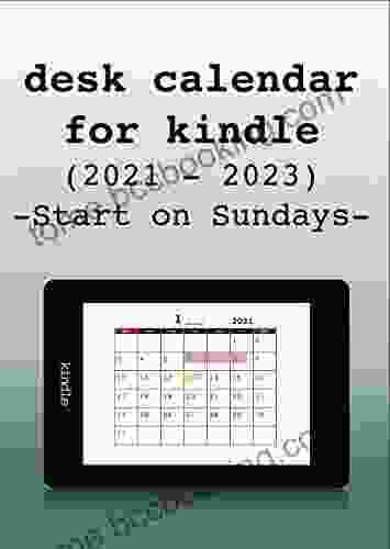 Desk Calendar For (2024) Start On Sundays